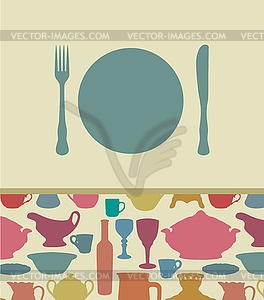Menu background - vector clipart