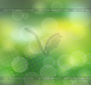 Abstract green background - vector image