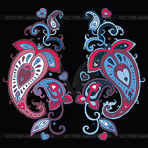 Paisley ornament - vector clip art