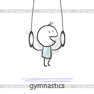 Gymnast - vector image