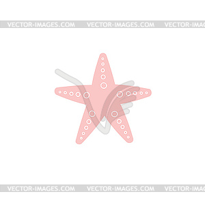 Морская звезда - векторный клипарт