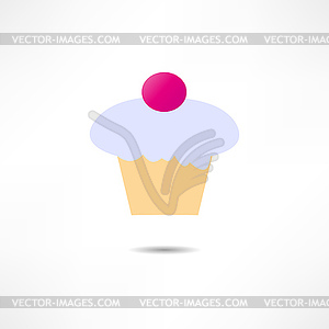 Cake Icon - royalty-free vector image