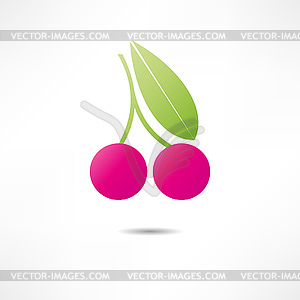 Cherry Icon - vector clip art
