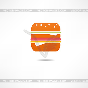 Burger Иконка - векторное изображение EPS