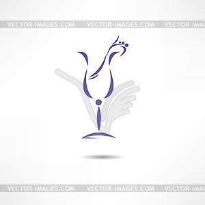 Glass Of Wine Icon - vector image