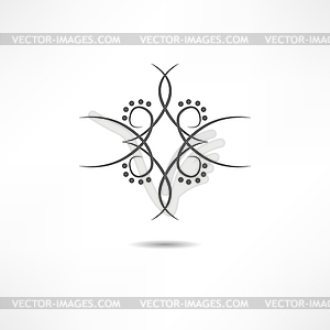 Calligraphic design element - vector image