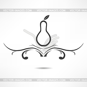 Calligraphic design element - vector image