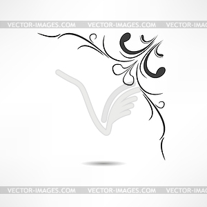 Calligraphic design element - vector image