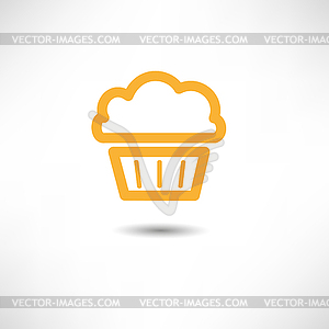 Cake Icon - vector image