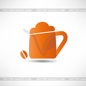 Cup of coffee icon - vector image