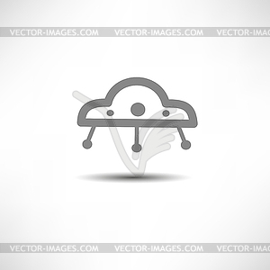 UFO Icon - vector EPS clipart