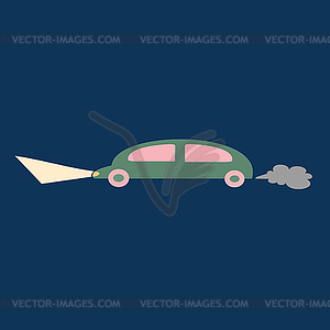 Автомобильная икона - векторная иллюстрация