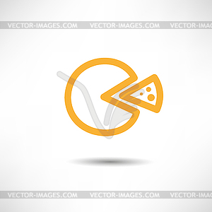 Cheese Icon - vector image