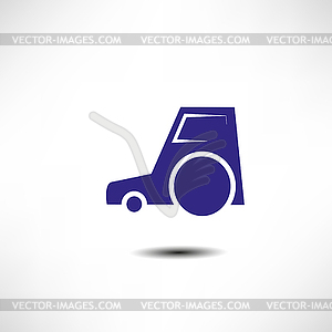 Tractor icon - vector EPS clipart