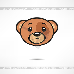 Upset bear - vector clipart / vector image