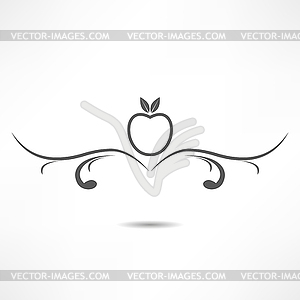 Apple Icon - vector clipart