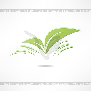 Значки лист природа - клипарт Royalty-Free