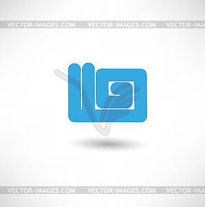 Snail icon - vector EPS clipart