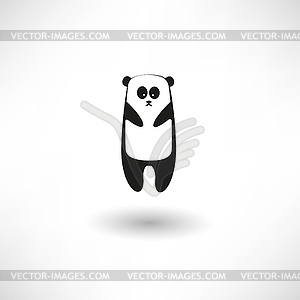 Panda icon - vector image