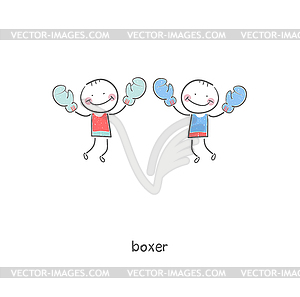 Boxers.  - vector EPS clipart