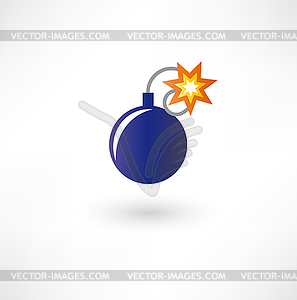 Bomb icon - vector clipart