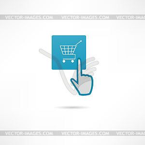 Purchase icon - vector image