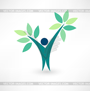 Eco people - vector clipart