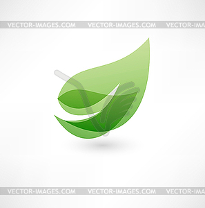 Eco icon - vector image