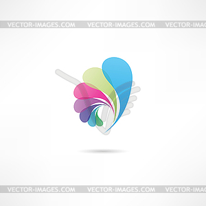 Bubbles icon - stock vector clipart