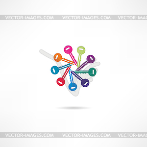 Key Icon - vector clip art