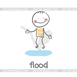 Flood.  - vector image