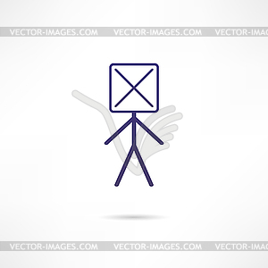 Box with product - vector image