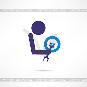 Repair shop icon - vector image