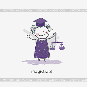 Magistrate - vector EPS clipart