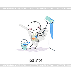 Painter - vector image