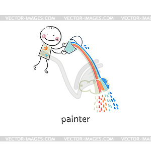 Painter - vector clip art