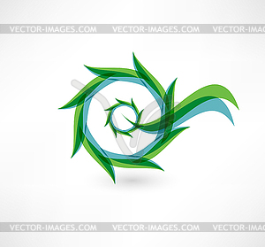 Eco icon - vector image