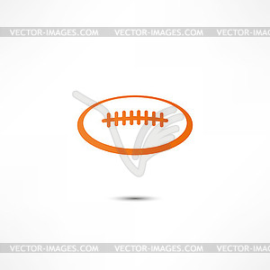 American Football icon - vector image