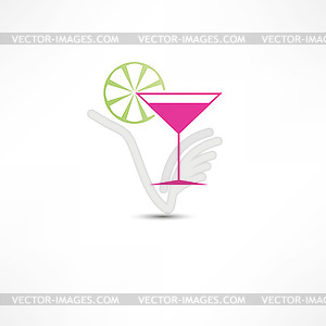 Cocktail Icon - vector clipart