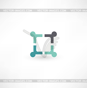 Business partners sign - royalty-free vector clipart