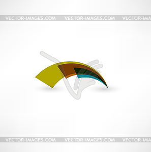 Business abstract icon - vector clip art