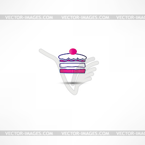 Cake Icon - vector clip art
