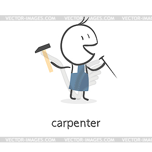 Carpenter - vector clipart