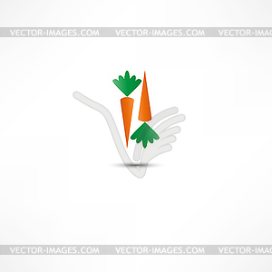 Carrot Icon - vector clip art