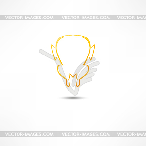 Chicken icon - vector clip art