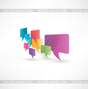 Bubbles icon - vector clipart / vector image