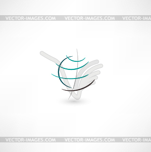 Planet Earth Icon - vector image