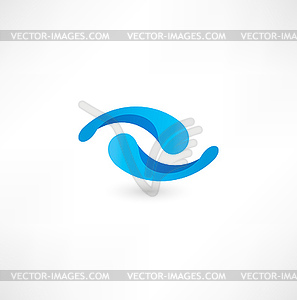 Business abstract icon - vector clipart / vector image