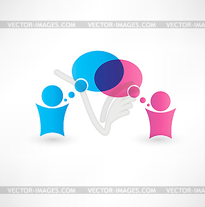 Dialog speech bubbles - vector image