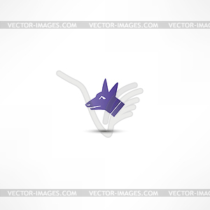 Dog Icon - vector image